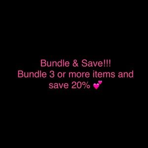 Bundle & Save 🥳